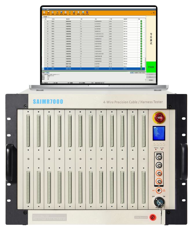 DC 저항 전압 테스트 30V-4000V 케이블 조립 테스트 장비 16/32/48/64 PIN