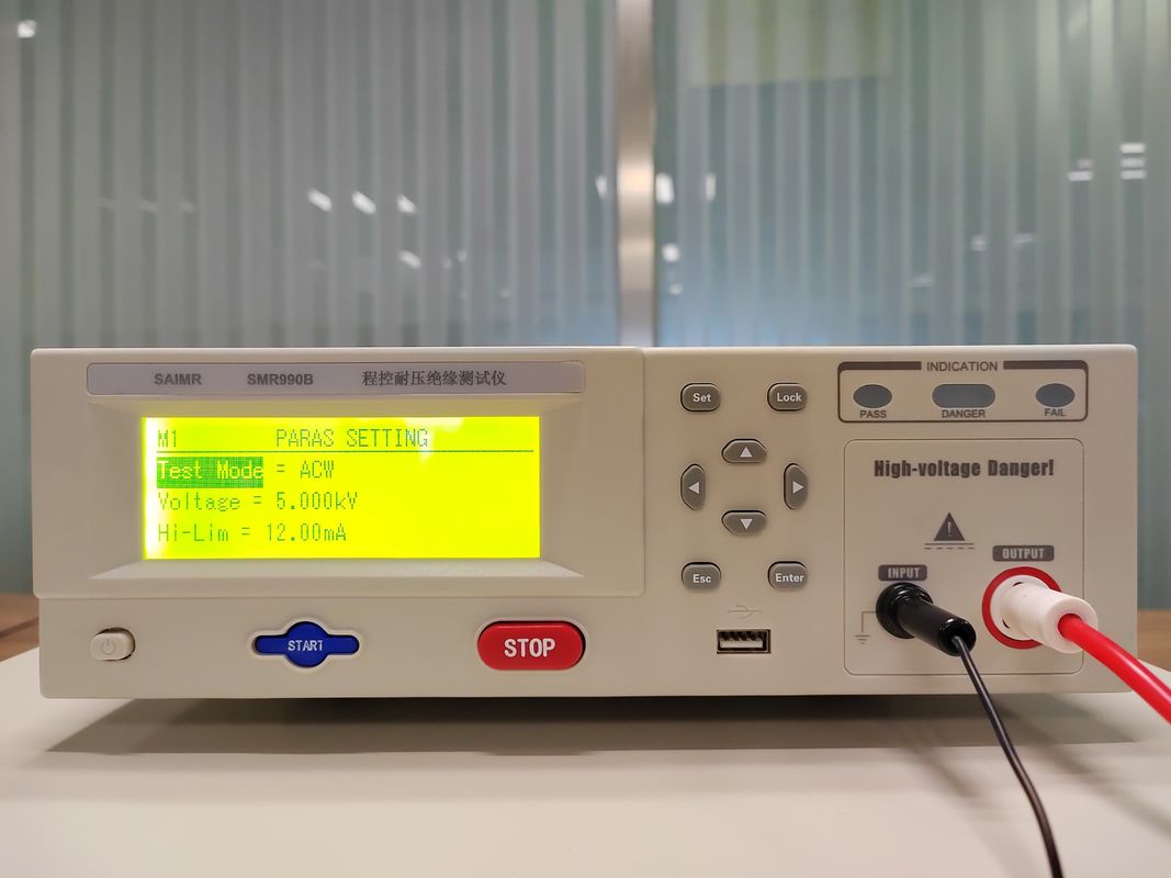 7.5kg 휴대용 히포트 테스트 단열 히포트 저항 전압 테스트